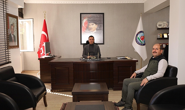 OGM İlçe Müdürü Ahmet GÜRBÜZ’den Kaymakam Hasan UĞUZ’a Ziyaret