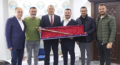 AYGAZ BAYİLERİNDEN BELEDİYE BAŞKANIMIZ VEYSEL TOPÇU’YA ZİYARET
