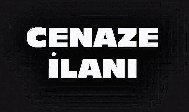 Dinar'da Cenaze İlanı