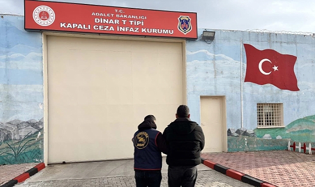 Dinar’da Kaçış Son Buldu: Aranan Şahıs Tutuklandı!