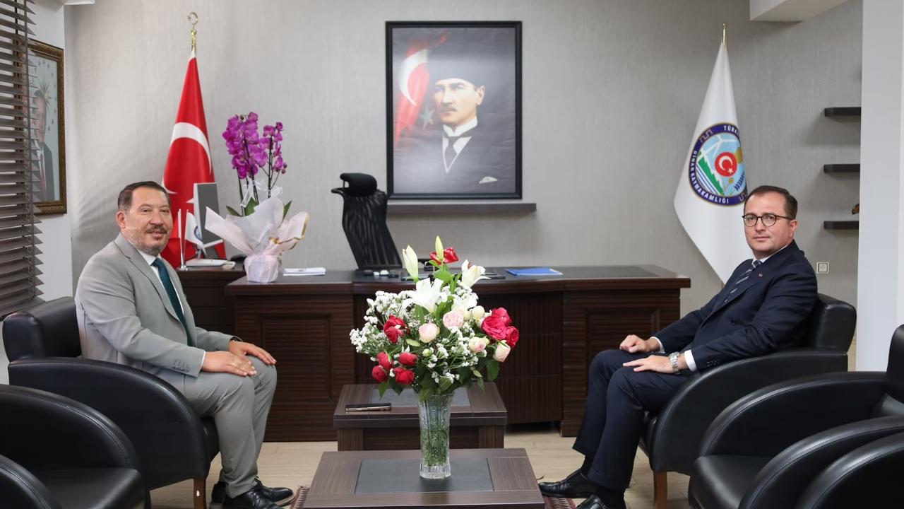 İlçe Kaymakamımız Mehmet Naim Akgül’e Hayırlı Olsun Ziyareti